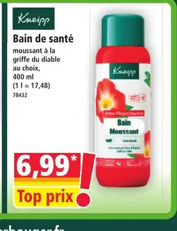 Norma KNEIPP Bain de santé offre