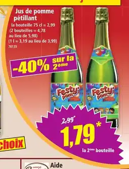 Norma Jus de pomme pétillant offre