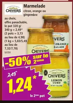 Norma CHIVERS Marmelade offre