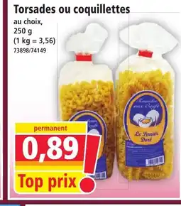 Norma Torsades ou coquillettes offre