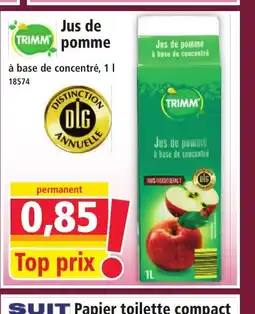 Norma TRIMM jus de pomme offre