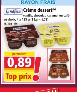 Norma LANDFEIN Crème dessert offre