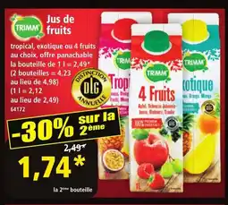 Norma TRIMM Jus de fruits offre
