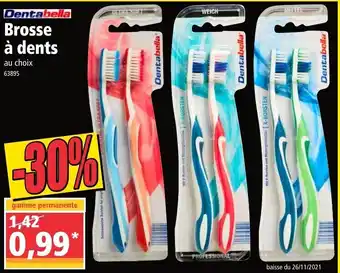 Norma Brosse à dents offre