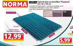 Norma SANTOSINI Tapis de bain en microfibre Moderne offre