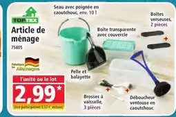 Norma TOPTEX Article de ménage offre