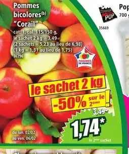 Norma Pommes bicolores Corail offre