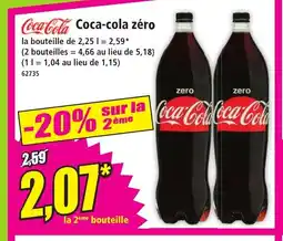 Norma COCA-COLA zéro offre