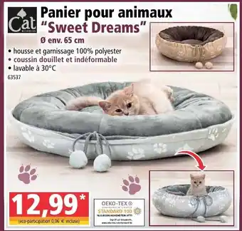 Panier pour animaux