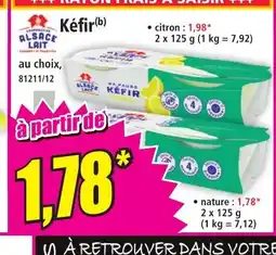 Norma ALSACE LAIT Kéfir offre