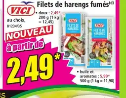 Norma VICI Filets de harengs fumés offre