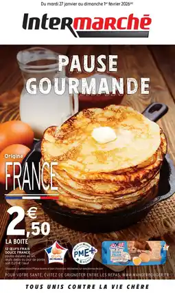 Intermarché Hyper 12 oeufs frais douce france offre