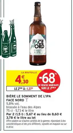 Intermarché Hyper FACE NORD Bière le somment de l'ipa offre