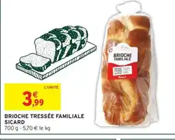 Intermarché Hyper SICARD Brioche tressée familiale offre