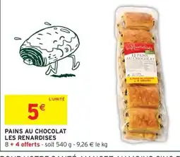 Intermarché Hyper LES RENARDISES Pains au chocolat offre