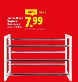 Lidl LIVARNO HOME Etagère à chaussures offre