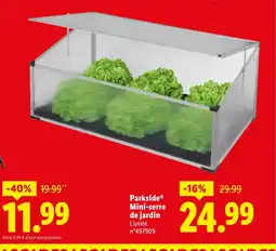Lidl PARKSIDE Mini-serre de jardin offre