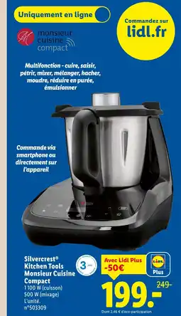 Lidl SILVERCREST Kitchen Tools Monsieur Cuisine Compact offre