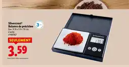 Lidl SILVERCREST Balance de précision offre