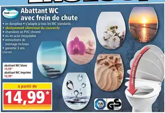 Norma Abattant WC avec frein de chute offre