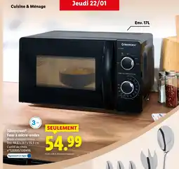 Lidl SILVERCREST Four à micro-ondes offre