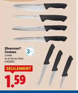 Lidl SILVERCREST Couteau offre