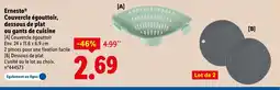 Lidl ERNESTO Couvercle égouttoir, dessous de plat ou gants de cuisine offre
