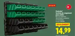 Lidl PARKSIDE Système de rangement pour atelier offre