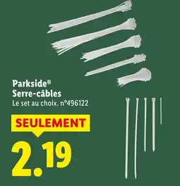 Lidl PARKSIDE Serre-câbles offre