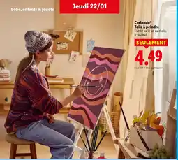 Lidl CRELANDO Toile à peindre offre