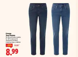 Lidl LIVERGY Jean homme offre