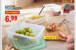 Lidl LIVARNO HOME Boîtes de conservation offre