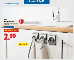 Lidl W5 Porte-torchon offre