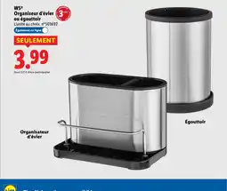 Lidl W5 Organiseur d'évier ou égouttoir offre