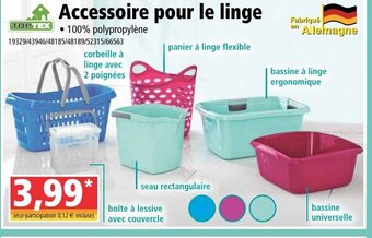 Norma Accessoire pour le linge offre