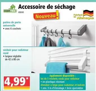 Accessoire de séchage