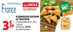 Auchan 8 samossas auchan le traiteur offre