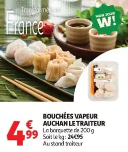 Auchan Bouchées vapeur auchan le traiteur offre