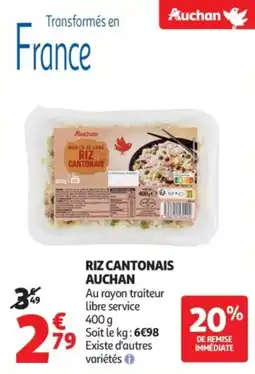 Auchan Riz cantonais auchan offre