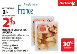 Auchan Beignets crevettes auchan offre