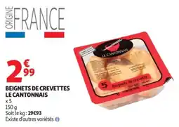 Auchan Beignets de crevettes le cantonnais offre