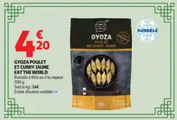 Auchan Gyoza poulet et curry jaune eat the world offre