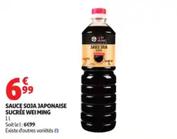 Auchan Sauce soja japonaise sucrée wei ming offre