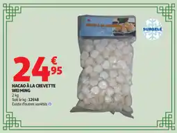 Auchan Hacao à la crevette wei ming offre