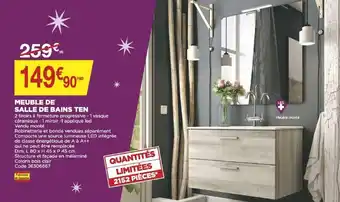 Bricomarché Meuble de Salle de Bains Ten offre
