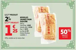 Auchan Nouilles jaunes thun eaglobe offre