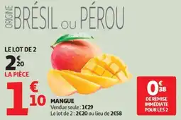 Auchan Mangue offre