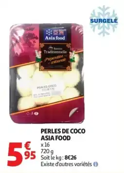 Auchan Perles de coco asia food offre
