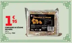 Auchan Confiserie au sésame wei ming offre