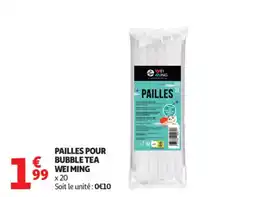 Auchan Pailles pour bubble tea wei ming offre